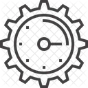 Roue dentée  Icône