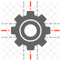Roue dentée  Icône