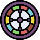 Roulette Gambling Luck Icon