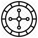 Fortune Wheel Roulette Gambling Icon