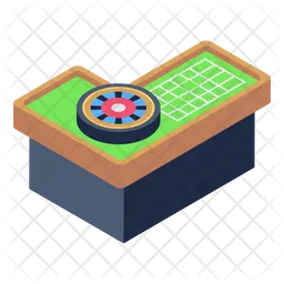Roulette Table Game  Icon