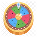 Prize Wheel Roulette Wheel Casino Icon