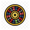 Roulette Wheel Casino Game Fortune Wheel Icon