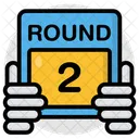 Round Second Round Number Icon