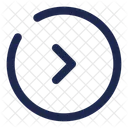 Round Alt Arrow Right Arrow Right Icon