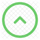 Round Alt Arrow Up Uploading Arrow Icon