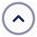 Round Alt Arrow Up Uploading Arrow Icon