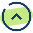 Round Alt Arrow Up Uploading Arrow Icon