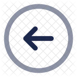 Round Arrow Left  Icon