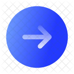 Round arrow right  Icon