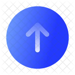 Round arrow up  Icon