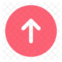 Round Arrow Up  Icon