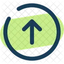Round Arrow Up Arrow Arrows Icon