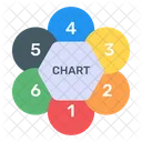 Circles Chart Overlapping Chart Multi Color Infographic Icon