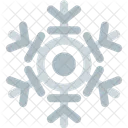 Round Center Snowflake Icon
