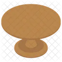 Round Dinner Table  Icon