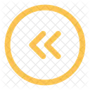 Round Double Alt Arrow Left Arrow Left Icon