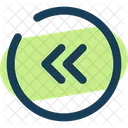 Round Double Alt Arrow Left Arrow Left Icon