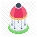 Round Gazebo Pavilion Metal Gazebo Icon
