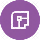 Round Join Corners Icon
