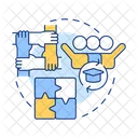 Cooperation Learning Methodology Icon