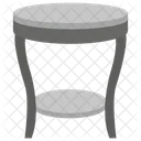 Round Table Furniture Household Icon