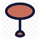 Round Table Table Household Icon
