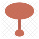 Round Table Table Household Icon