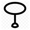 Round Table Table Household Icon