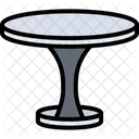 Round Table Table Furniture Icon