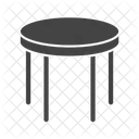 Round Table Furniture Table Icon