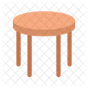 Round Table Furniture Table Icon