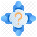 Round Table Meeting Question Icon