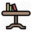 Round Table Library Icon