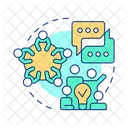 Cooperation Learning Round Table Icon