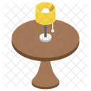 Round Table Decorative Table Study Table Icon