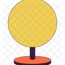 Round table lamp  Icon