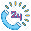 24 Hour Call Icon