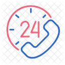 Round-the-clock support  Icon