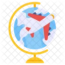 Round The Globe Icon