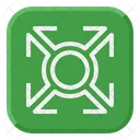 Roundabout Intersection Circle Traffic Road Direction Arrow Icon