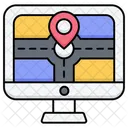 Direction Roundabout Road Icon