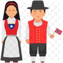 Roupa noruega  Ícone