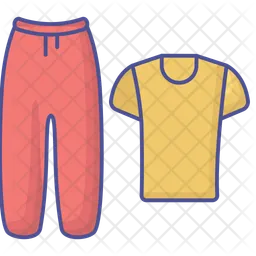 Roupas de fitness  Ícone