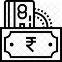 Argent Credit Debit Icône