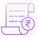 Fichier de compte en roupies  Icône