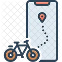 Route Mobile Bicycle Icon