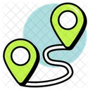 경로 목적지 GPS 아이콘