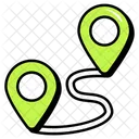 경로 목적지 GPS 아이콘