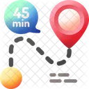 Route Location Map Icon